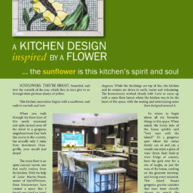 A Kitchen Design Inspired by a Flower